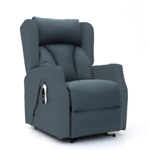 Power Lift Stand-up Recliner Armchair; dark grey